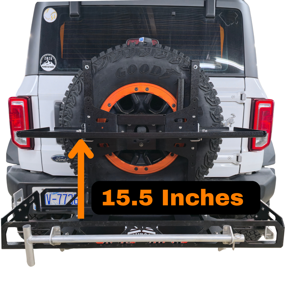 Bronco Raptor (2022-2026) Cargo Rack & Bike Carrier | rucRak Grunt