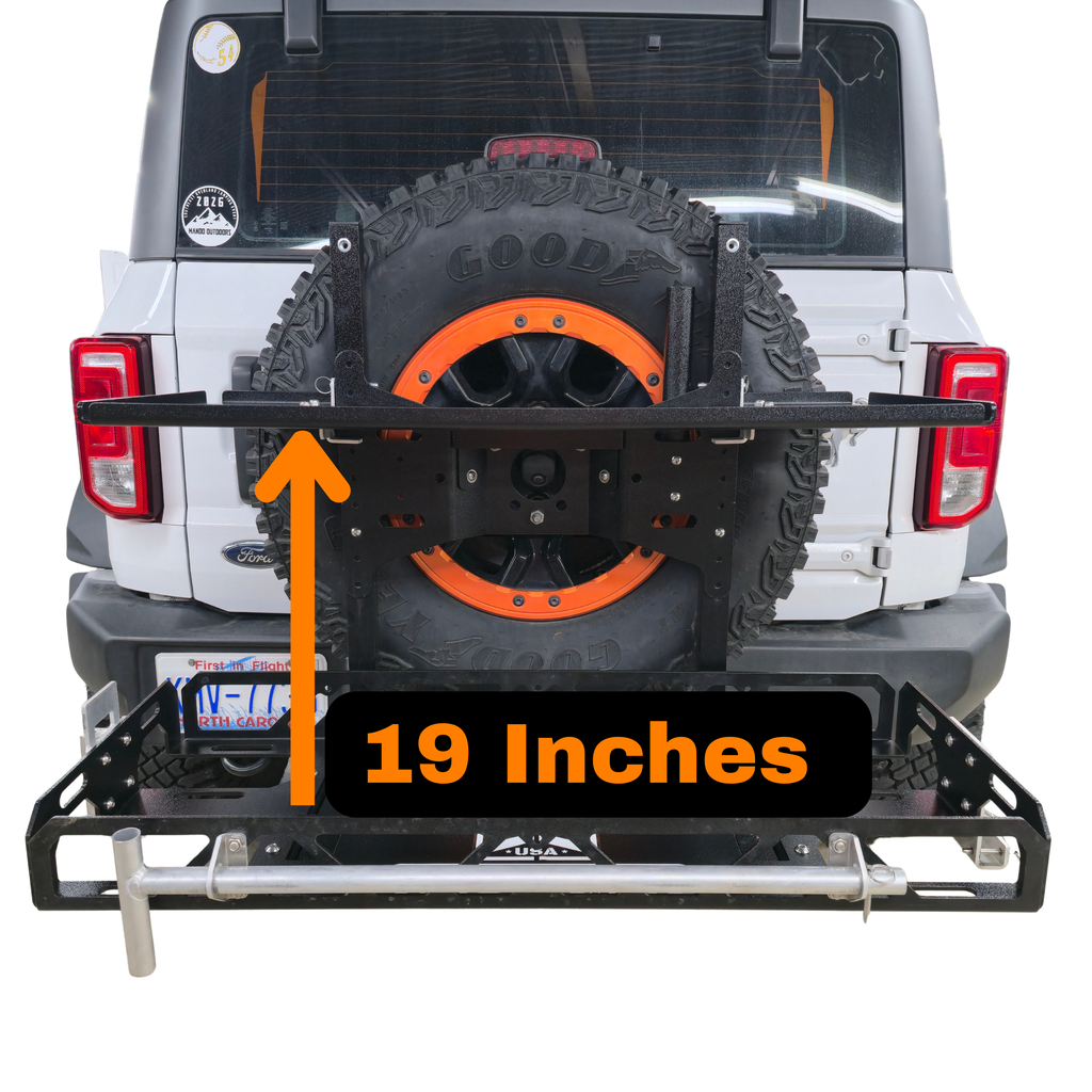 Bronco Raptor (2022-2026) Cargo Rack & Bike Carrier | rucRak Grunt
