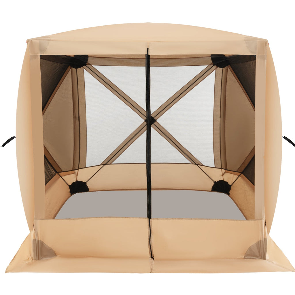 6.7 x 6.7 Feet Pop Up Gazebo with Netting and Carry Bag