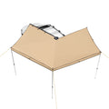Vehicle Awning 270 Degree, 8.2' Height Retractable Car Side Awning, PU3000mm UV50+ Car Awning with Waterproof Storage Bag, Suitable for Truck, SUV, Van, Campers
